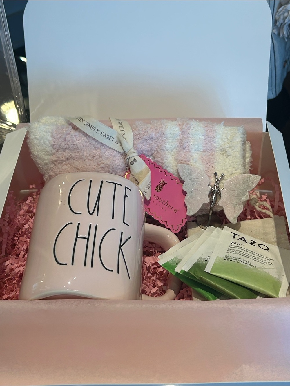Pink Rae Dunn 'Cute Chick' Self Care Box Bundle Love Yourself First NWT - Picture 3 of 9